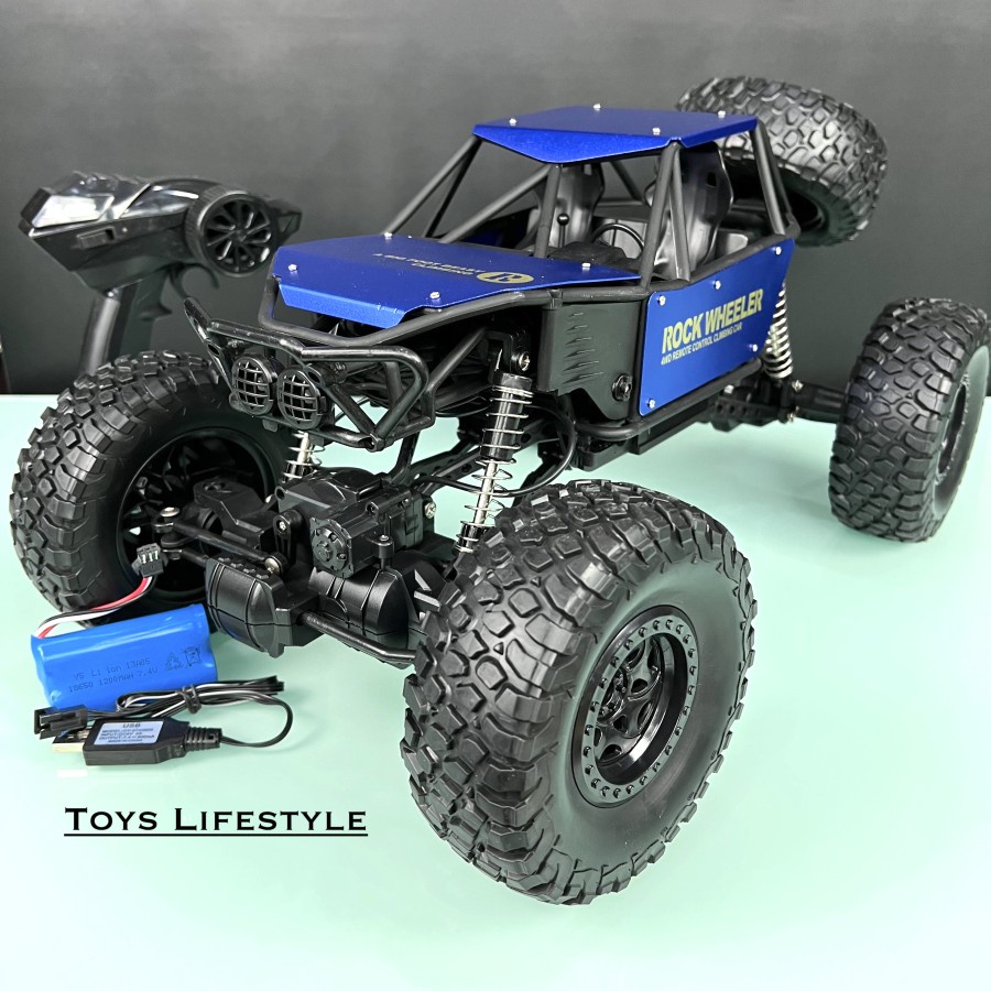 Mobil Remote Control Rock Crawler Off Road Jeep Wrangler Rubicon 1:8