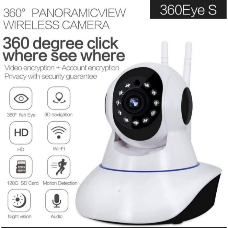 IP Camera 1080P Yoosee Cam CCTV Wireless Kamera antena Wifi