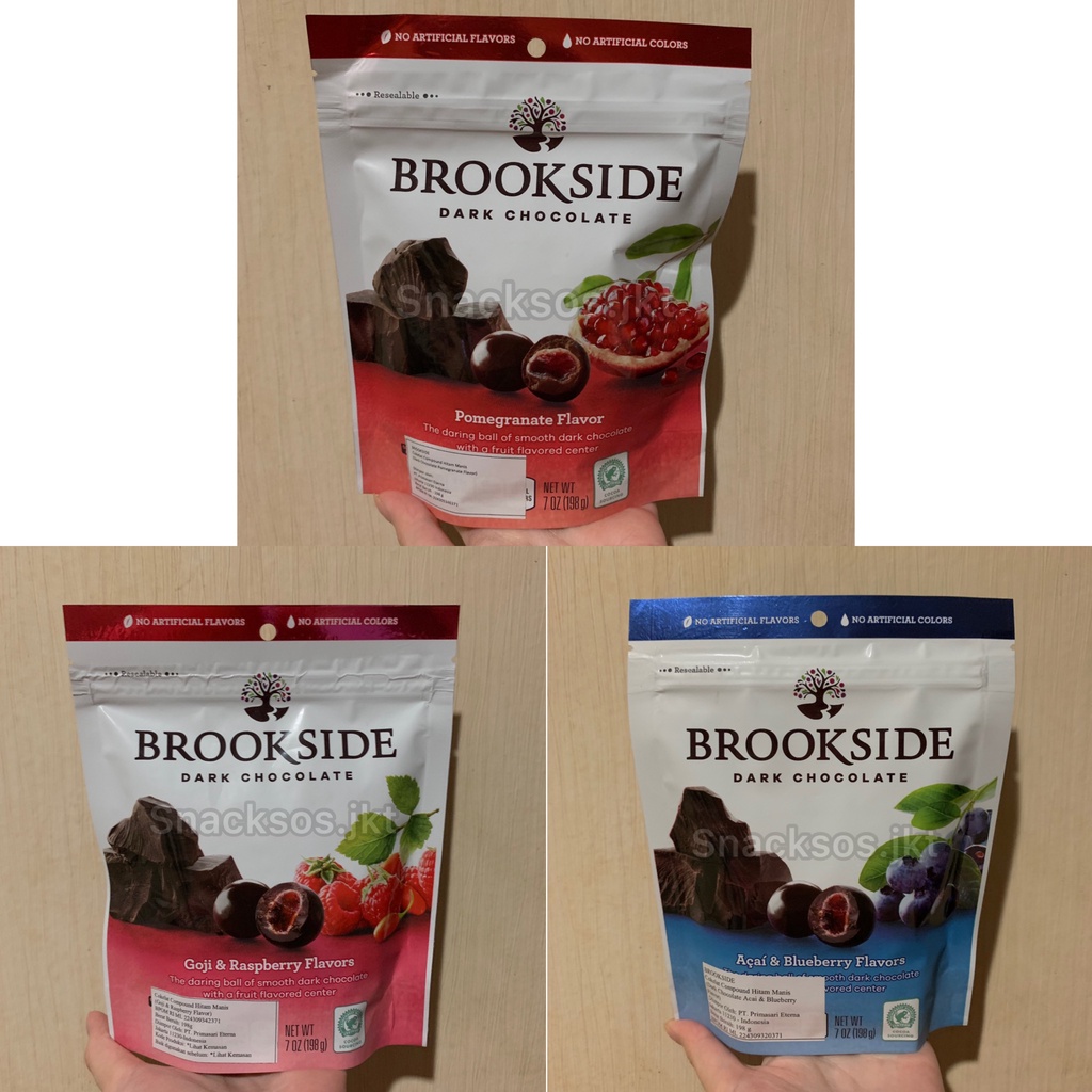 

BROOKSIDE DARK CHOCOLATE ACAI BLUEBERRY / POMEGRANATE / GOJI RASPBERRY - USA