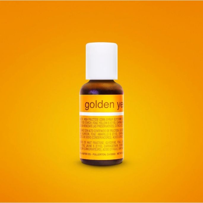 

Golden Yellow Chefmaster Liqua-Gel Food Coloring 20 ml
