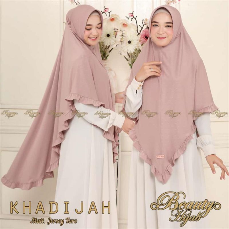 Hijab Syari Rempel Jersey Arsila (Original Beauty Hijab) jilbab jumbo XXL rempel premium