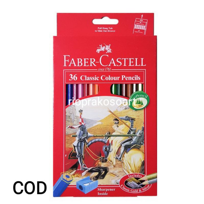 

Pensil Warna Faber Castell Classic isi 36 warna
