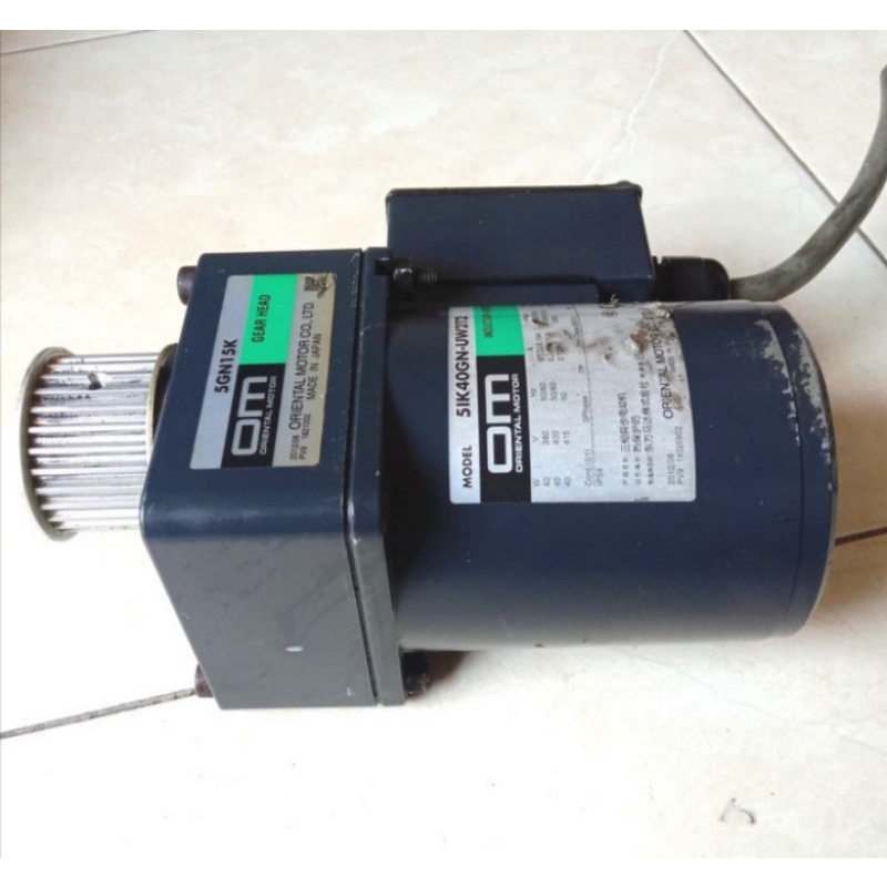 Ac Motor Gearbox Oriental 220V 25 - 40W Ratio 1 : 15