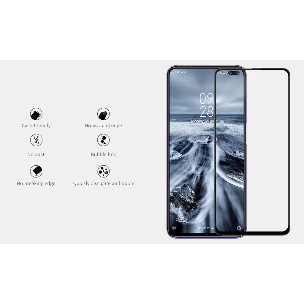 Tempered Glass XIAOMI Redmi K30 / 5G Full Cover Glue NILKIN XD CP+ Max