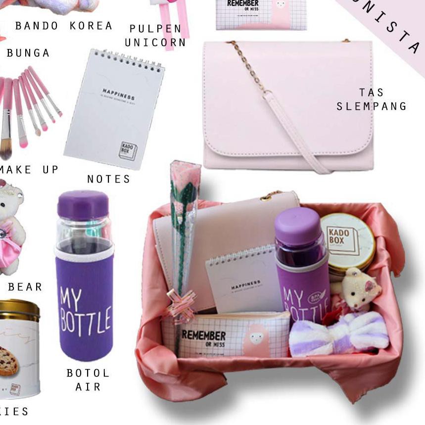 

BIRTHDAY SALE Paket Kado Wanita Fashionista Hadiah Anniversary Ulang Tahun Perayaan Kado Unik Gift S