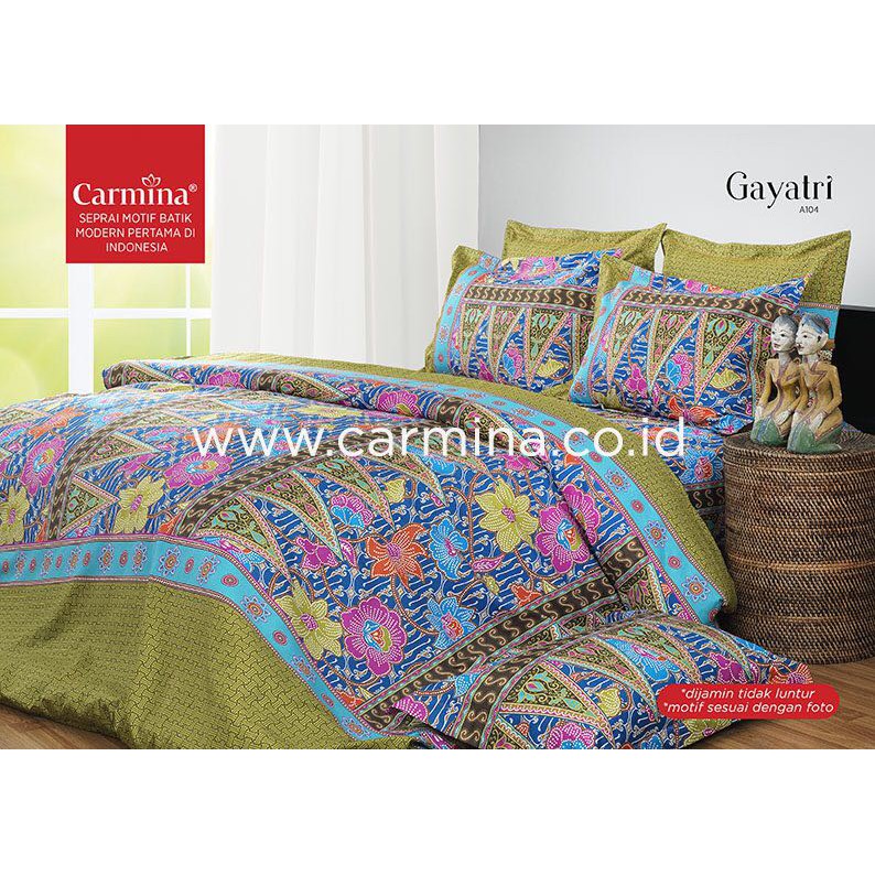 Bedcover Batik Carmina Gayatri Ukuran 180x200 Shopee Indonesia