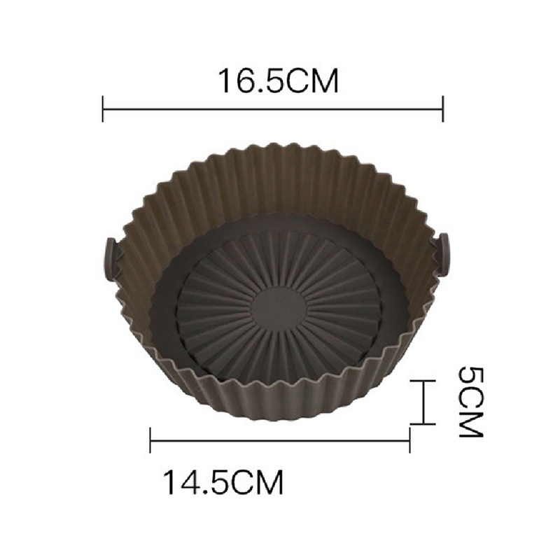 Alas Baking Multifungsi Bahan Silikon Anti Lengket Mudah Dibersihkan Reusable Untuk Air Fryer