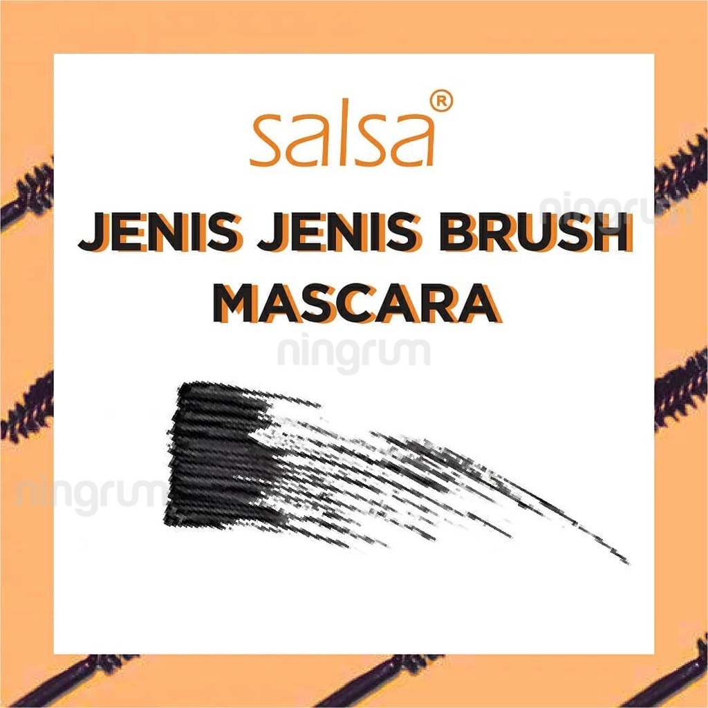 Ningrum - SALSA Mascara Waterproof 2in1 Hyperlash Maskara Anti Luntur Cetar Mascara + Eyeliner – 5412