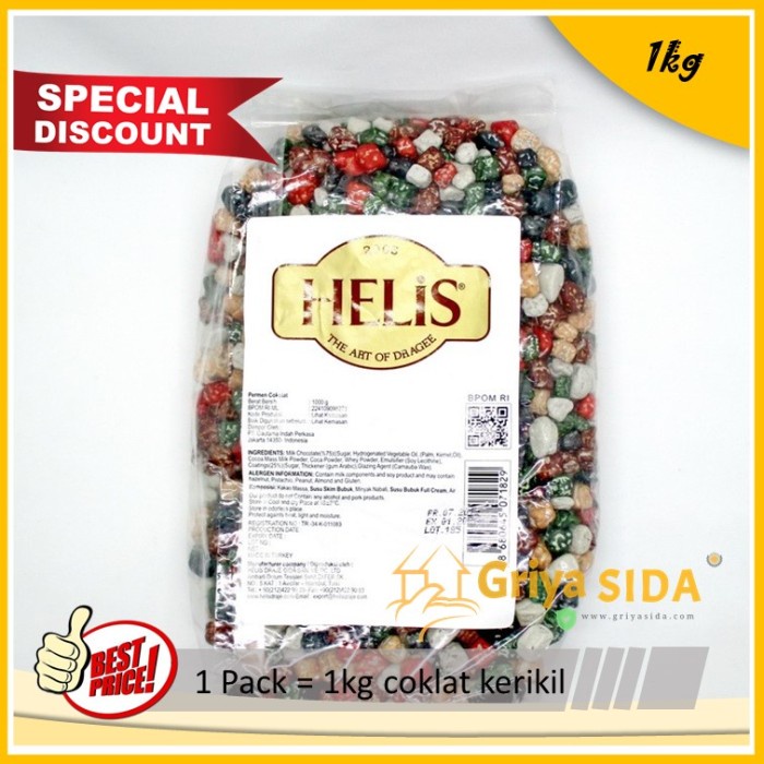 

Coklat Arab - Coklat Kerikil 1Kg Coklat Batu Helis Khas Arab Nikmat Hemat Amat