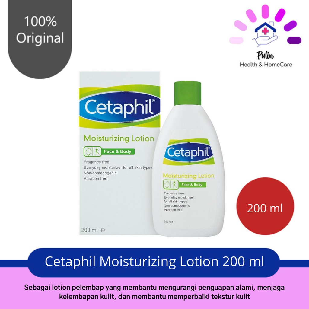Cetaphil Moisturizing Lotion 200 ml / Pelembab Kulit