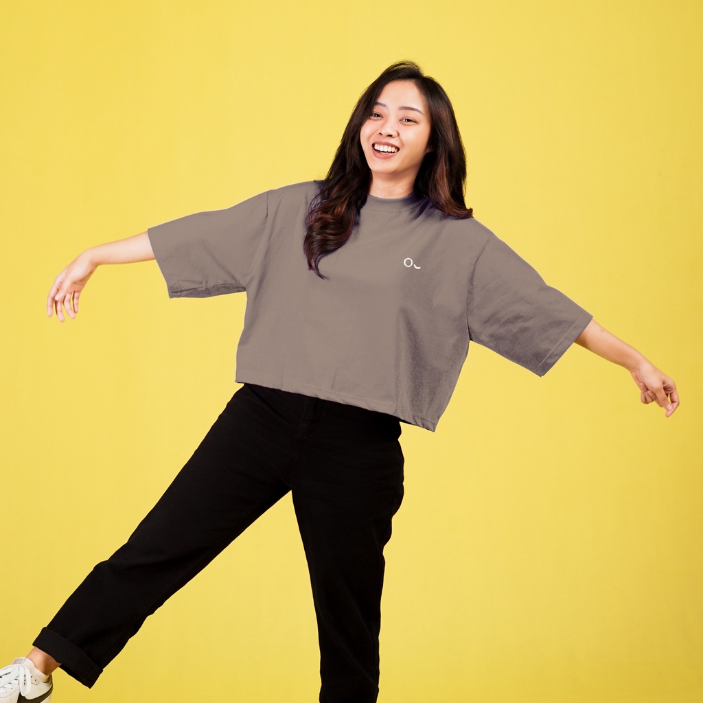 John &amp; Jill Oversize Croptop Women_