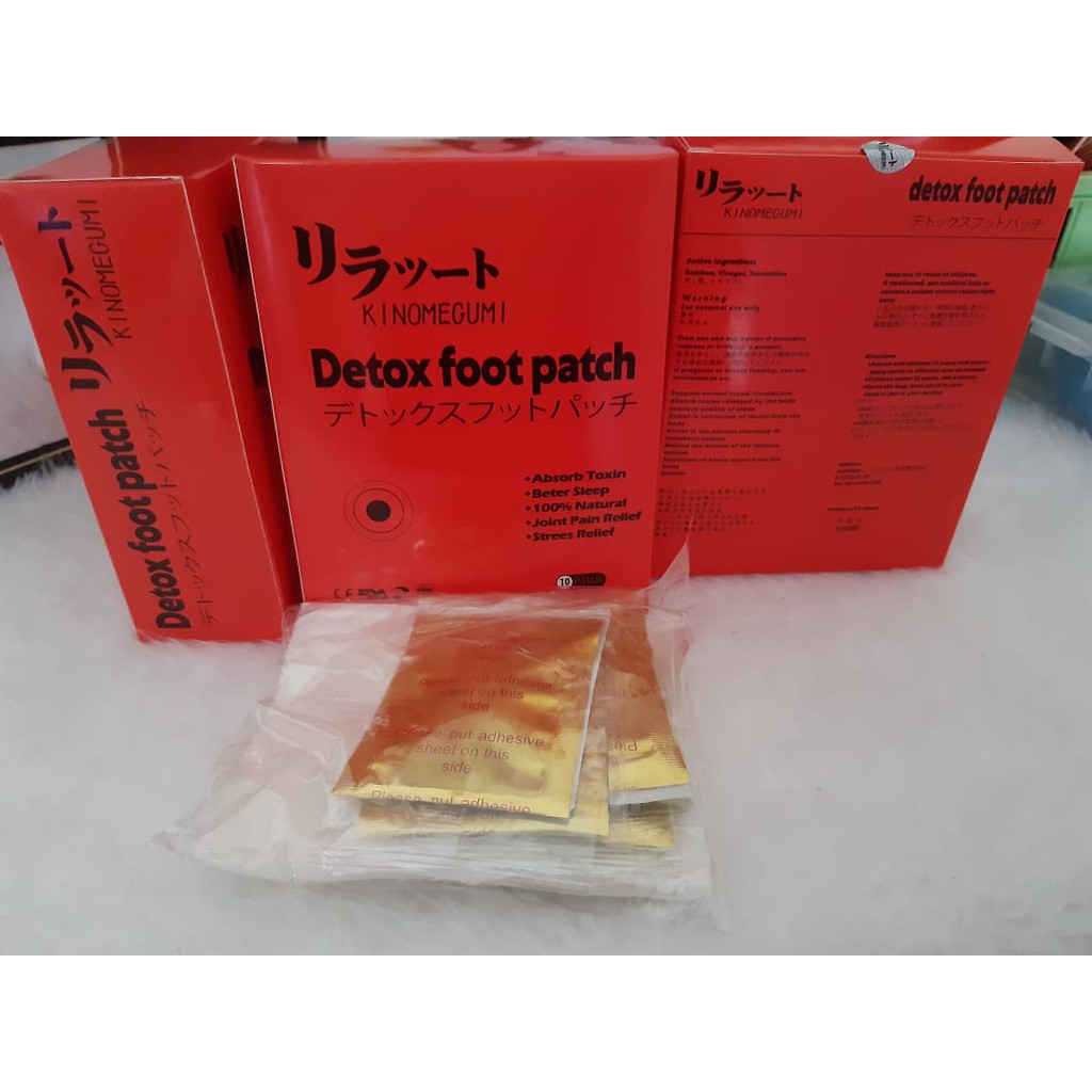 1 kotak Kinomegumi Koyo Kaki Detox Foot Patch isi 10 KOYO DETOX made in japan