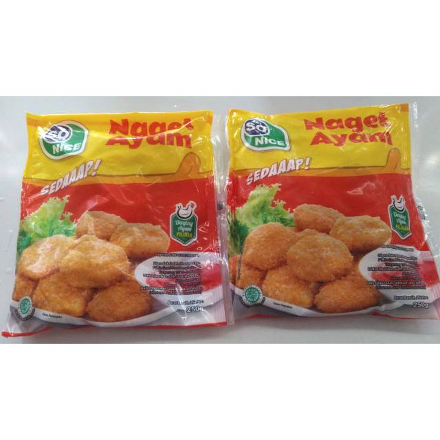 Nuget Ayam So Nice koin 250gr