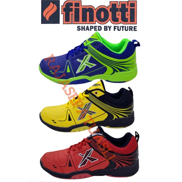 SepatuBadminton Finotti SMASH 100% Original FREE KAOSKAKI Sepatu Bulutangkis Sepatu Badminton untuk atlet pro bulutangkis