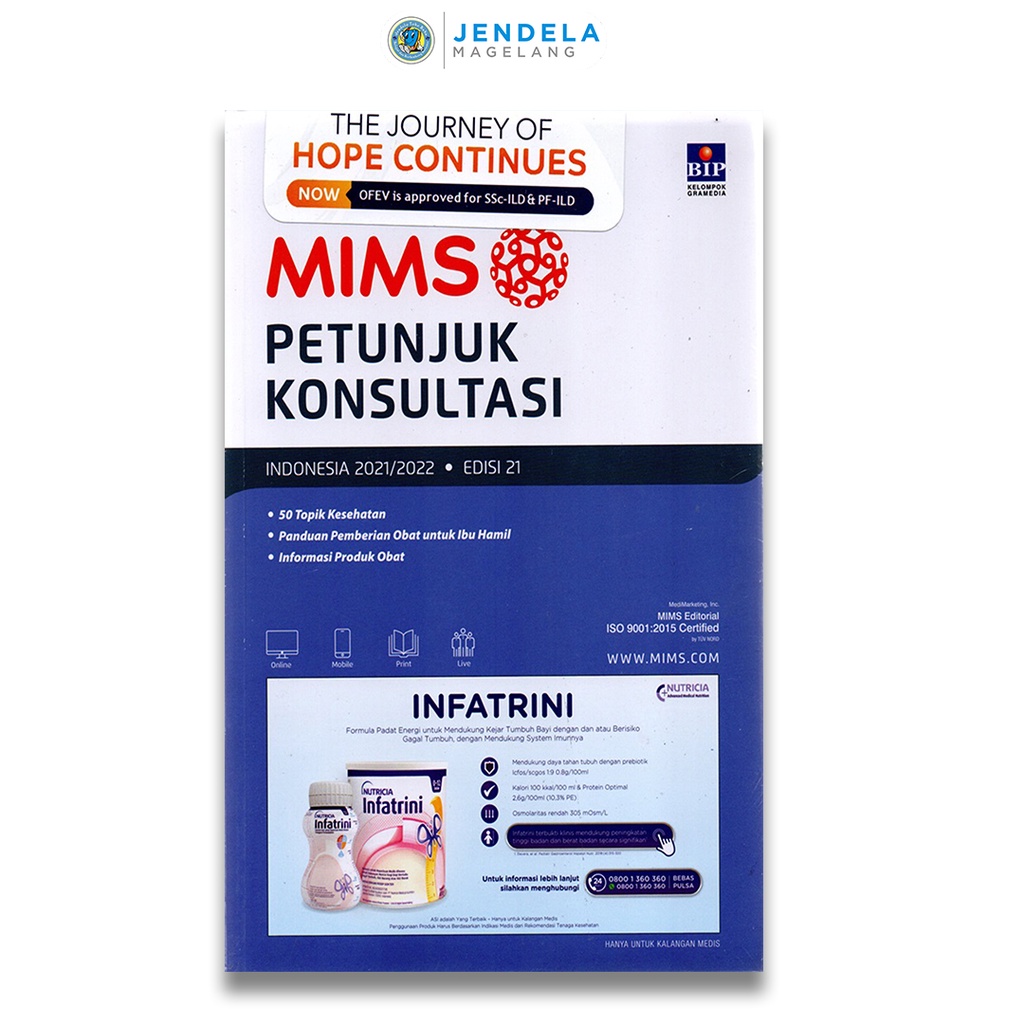 MIMS Petunjuk Konsultasi Edisi 19 / 20 21 Tahun 2019/2020 / 2021 2022