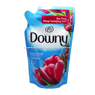 Downy Sunrise Fresh 720ml Refill Pouch Pewangi Dan Pelembut Pakaian Baju Downi Down Ny Sunrised Freshener Kemasan Biru Isi Ulang