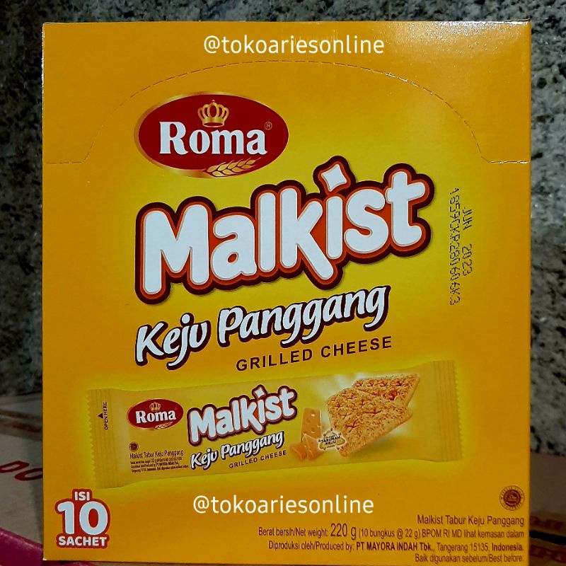 

Roma Malkist Keju Panggang (isi 10 pcs)