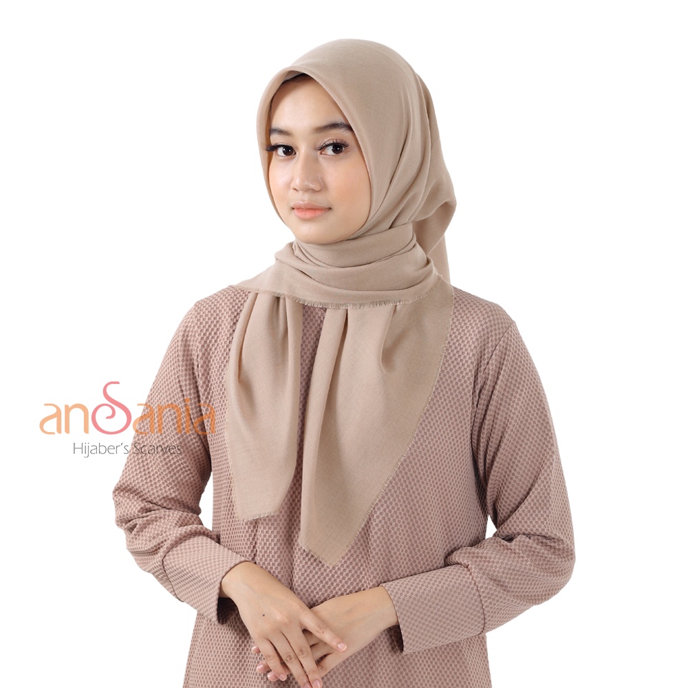 ANSANIA HIJAB SEGI EMPAT POLOS - JILBAB SAUDIA RAWIS 100% ORIGINAL ANSANIASAUDIA - KERUDUNG SAUDIA R