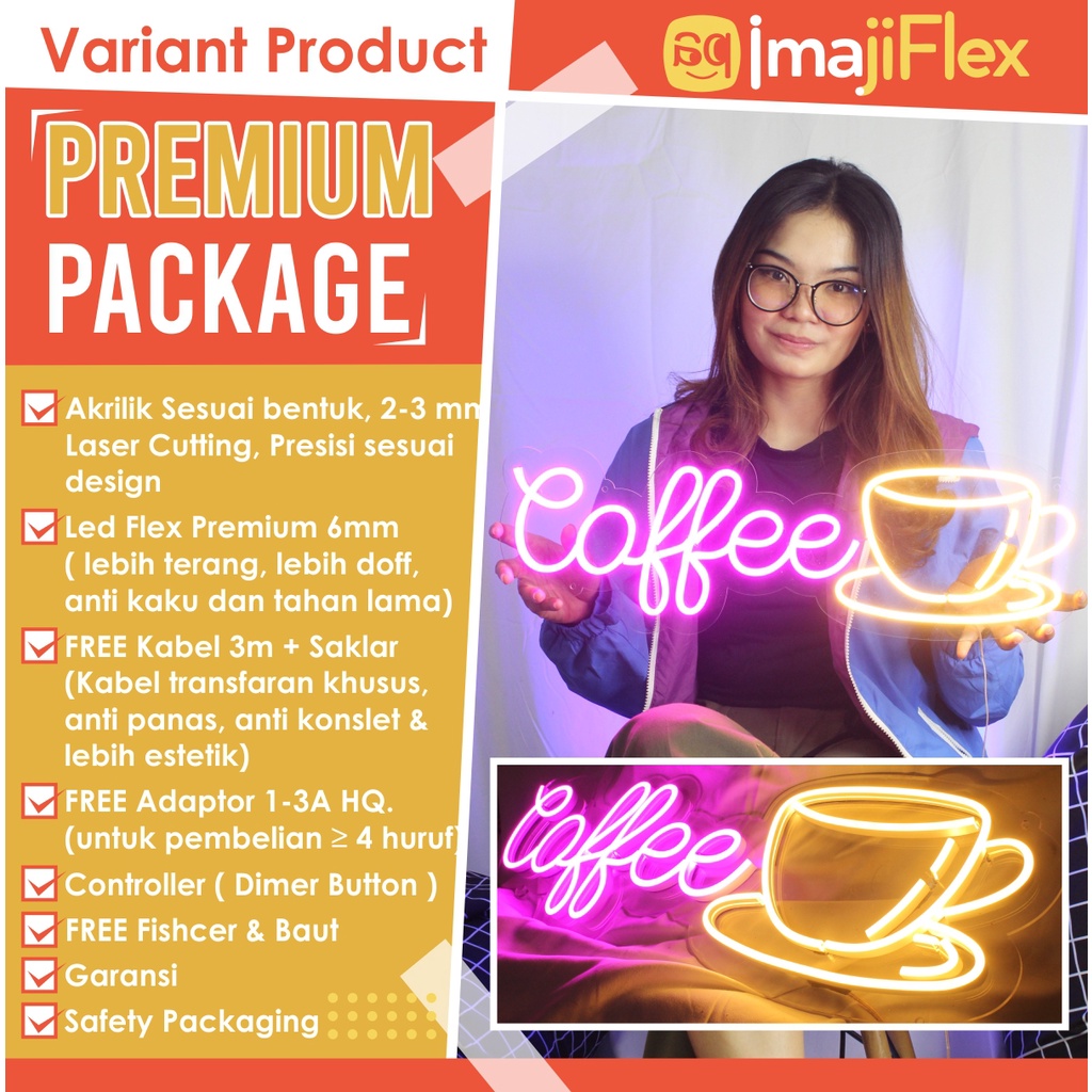 Mitsuyama_ Neon Sign Flex Custom, Neon Flex Custom, Neonsign Huruf, Lampu Hias, Lampu Cafe