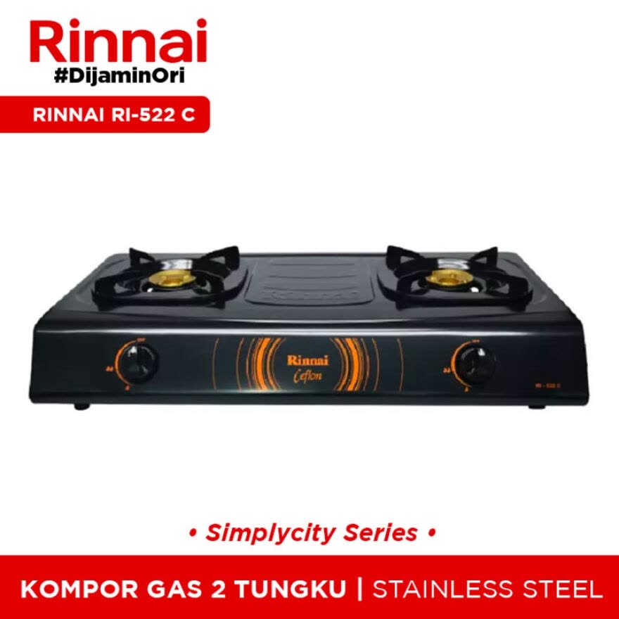 RINNAI Kompor Gas [2 Tungku] RI-522 C