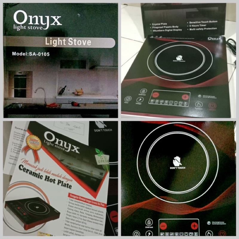 onyx light stove sa   0105 kompor listrik