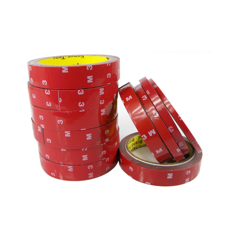 

Perekat Double Tape 3M Foam Merah 8mm x 3 Meter