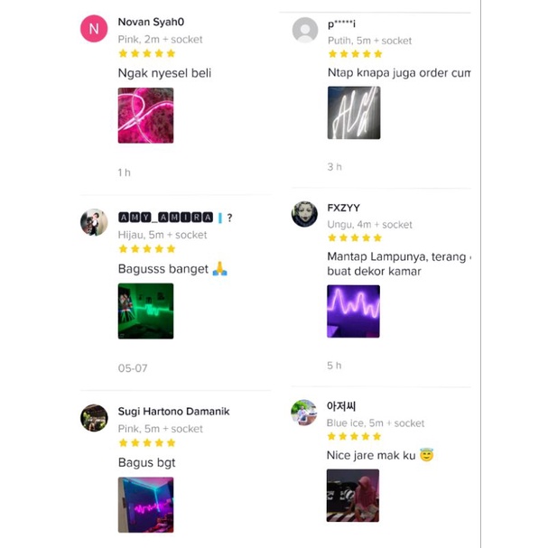 Mitsuyama_ Lampu Hias Plafon Lampu Led Neon Flex Ukuran 1M 2M 3M 4M 5M Lampu Led Neon Flex 220V