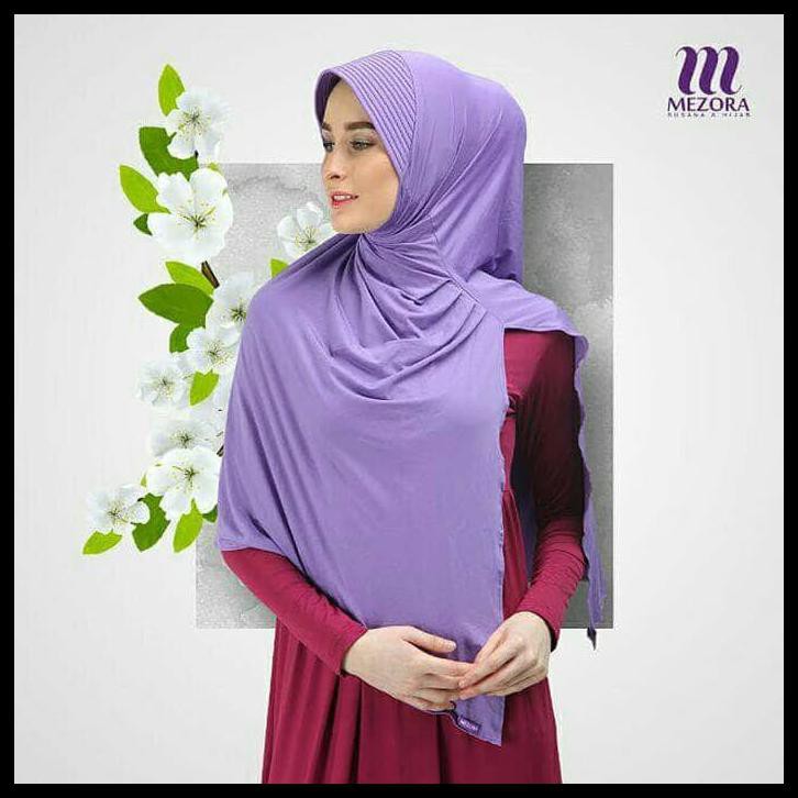New Mezora Bergo Petunia Jilbab Hijab Kerudung Instan