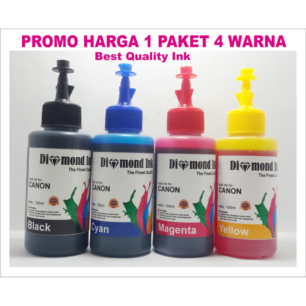 Promo Paket Tinta Canon Diamond Ink 100ml