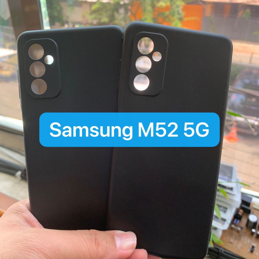 Case Softcase Samsung Galaxy M52 5G Slim Matte Original List Macaron Original Samsung M52 5G