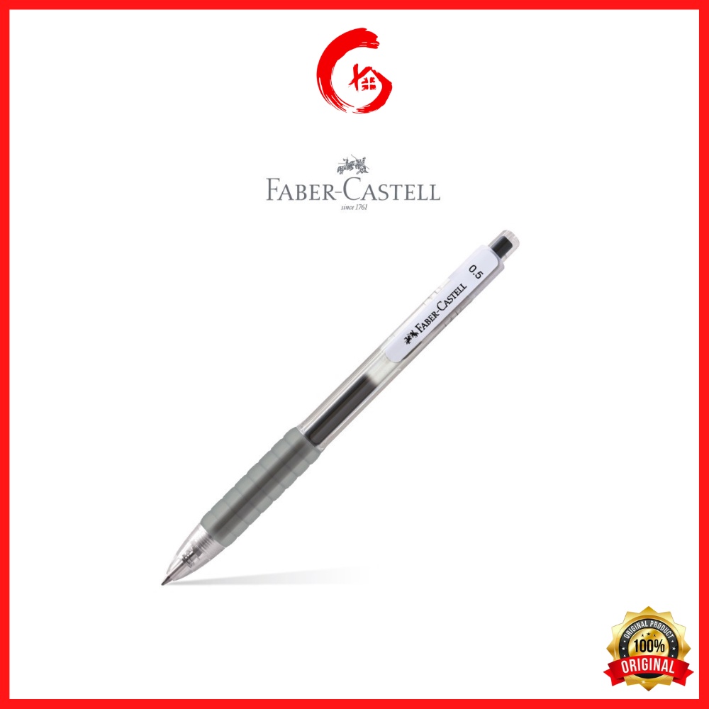 FABER-CASTELL Fast Dry Gel Ballpoint Black Ink