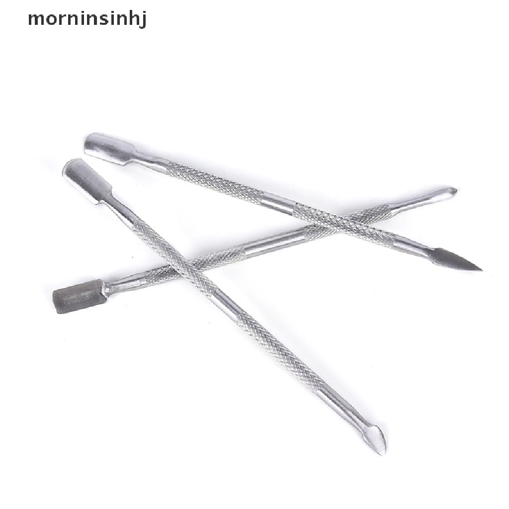 Mor Alat Pendorong Kutikula Bahan Stainless Steel Untuk Manicure Pedicure