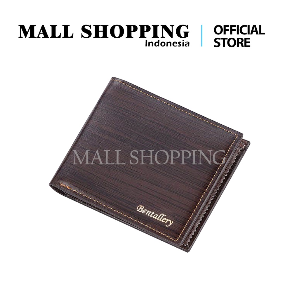 (COD) DOMPET LIPAT PRIA IMPORT DOMPET KULIT PU MALL SHOPPING