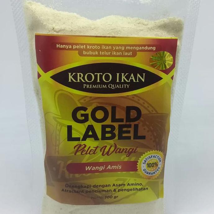 PELET WANGI AMIS - GOLD LABEL DR KROTO IKAN DISKON