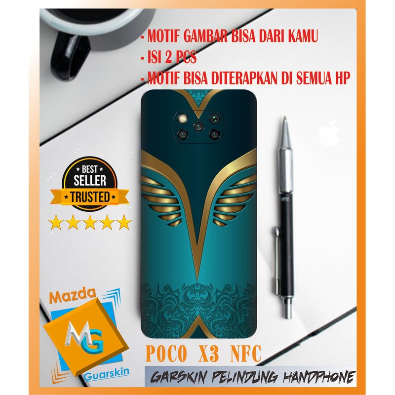 Garskin HP Poco X3 NFC Motif Ponik - Bebas Request Gambar