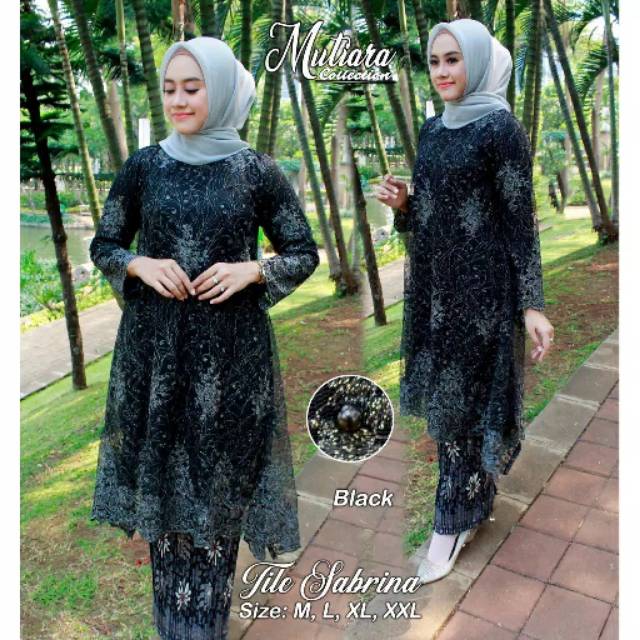 WOW TERBARU >> KEBAYA TILLE SABRINA / BAJU KEBAYA TILLE BORDIR / TUNIK KEBAYA PAYUNG / KEBAYA MODERN