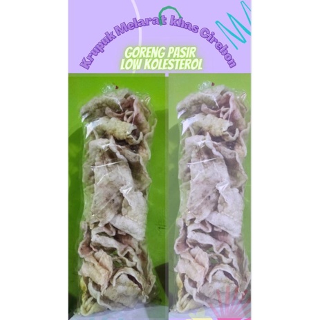

krupuk melarat khas cirebon 250.gram.