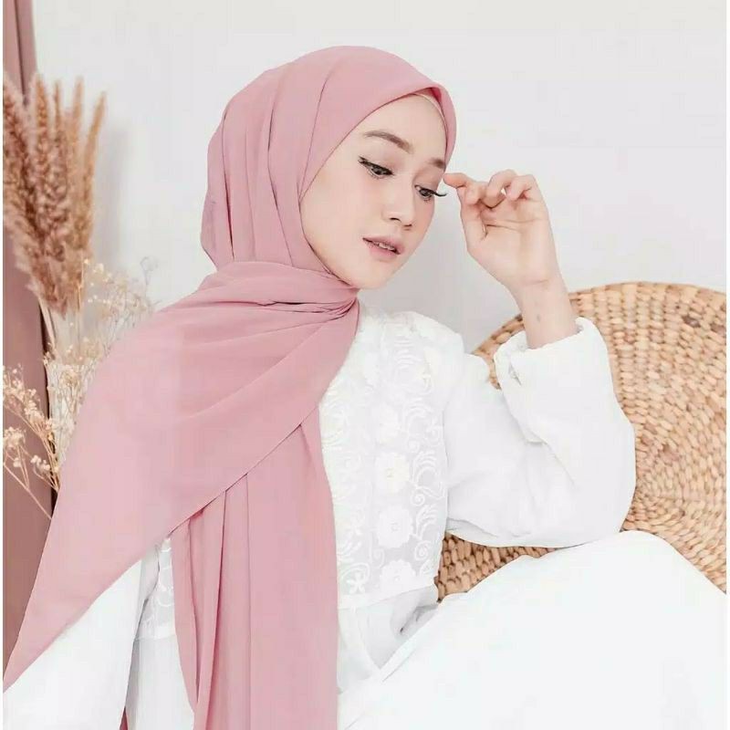 Pashmina Square Segiempat Ceruty Baby Doll Premium