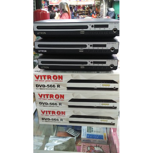 DVD PLAYER VITRON PORTABLE  DVD MINI MURAH Terlaris
