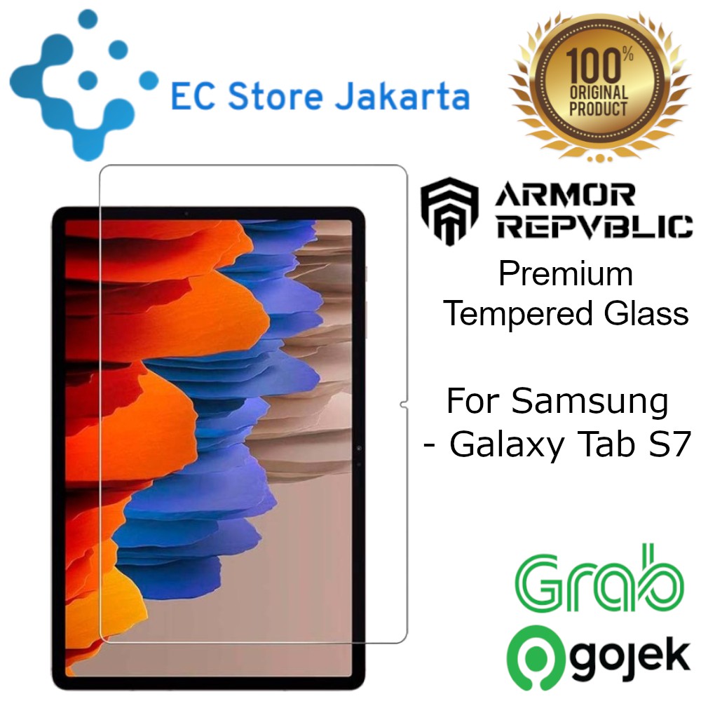 Armor Repvblic Tempered Glass Samsung Tab S7 Plus / Tab S7