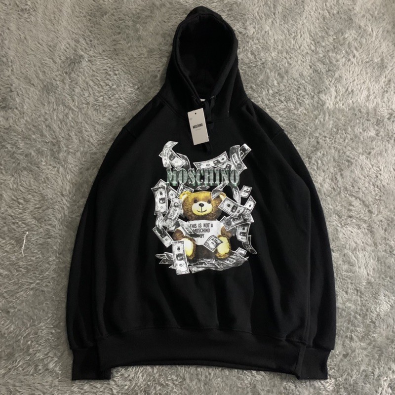 Sweater Hoodie Moschino Bear Fulltag &amp; Lebel