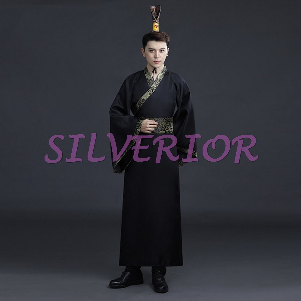 Cheongsam Baju Pakaian Jubah Kostum Cina Chinese China Pria Laki Hanfu