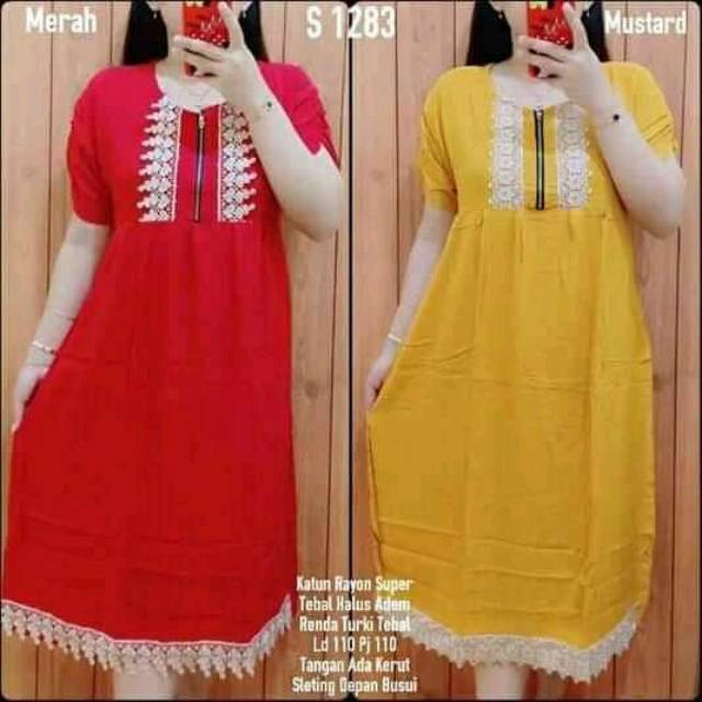 DASTER ARAB DLUSIA TUNIK LULU || RAYON SUPER GRADE A || RESLETING