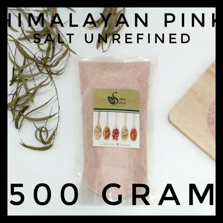 

BIG SALE! Natural Himalayan Salt / Pink Salt / Garam Himalaya -500gram