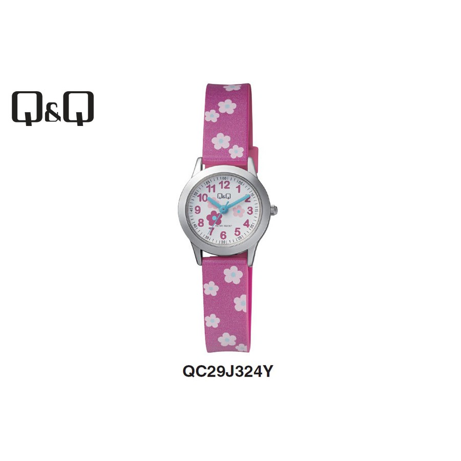 Jam Tangan Anak Motif Lucu Rubber Karet Analog Original Q&amp;Q QNQ QQ QC29 QC29J Series