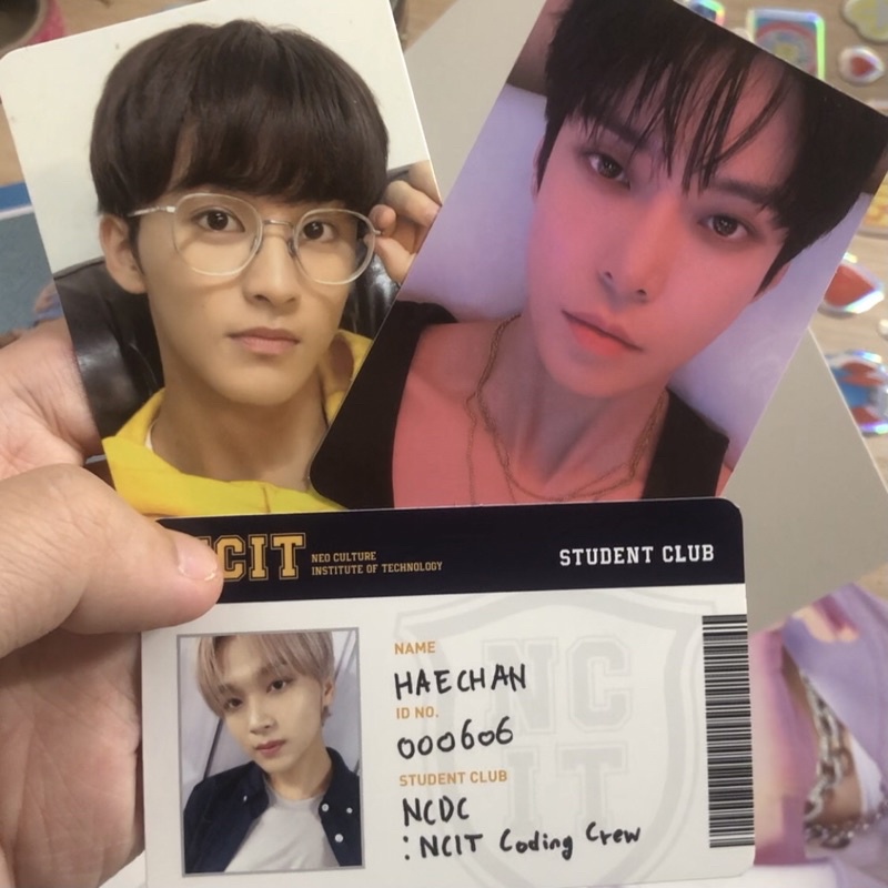Photopack ncit doyoung night mark day haechan student card photocard