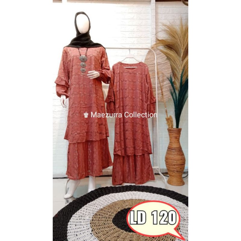 Gamis Melayu Brokat Jumbo / Gamis Malaysia Brokat Jumbo Terbaru
