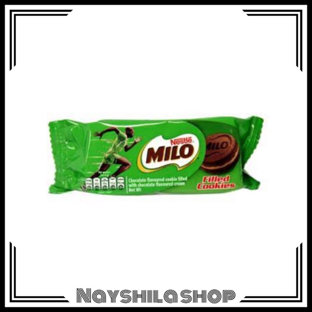 

Nestle Milo Filled Cookies 34g (SATUAN) - isi 4 Cookies