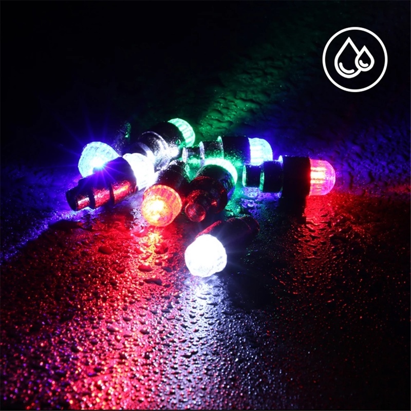 Bicycle Portable Mini LED Battery Operated Tire Lamp/ Motorcycle Wheel Waterproof Motion Sensing Neon Light