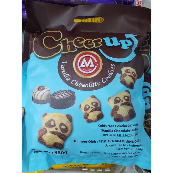 

cheer up vanilla chocolate cookies 350gr/ meng choon biskuit coklat